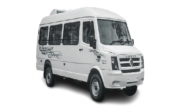 Illustrative Tempo Traveller vehicle